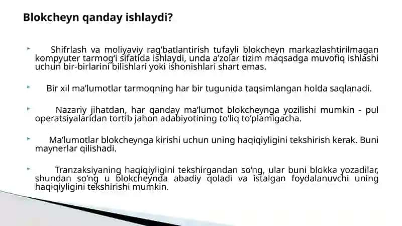 Raqamli iqtisodiyotda blokchyeyn va kriptovalyuta texnologiyalari 4