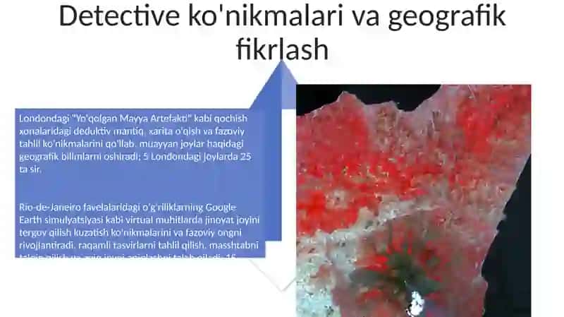Geografiya ni oʻqitish jarayonida detektiv oʻyinli darslardan foydalanish yoʻllari 4