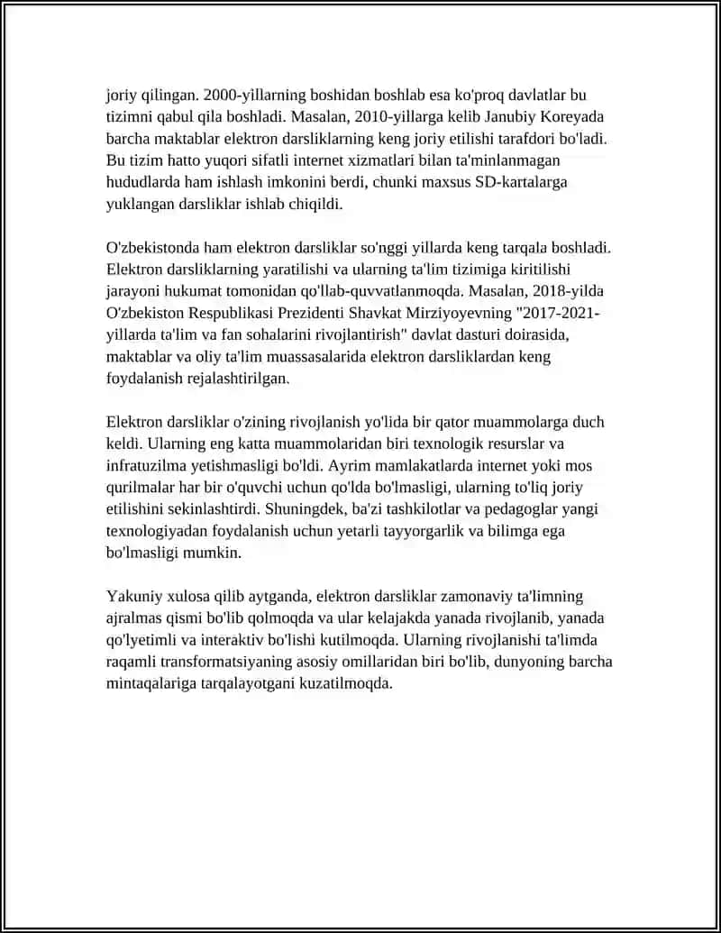 ELEKTRON DARSLIKLAR 4