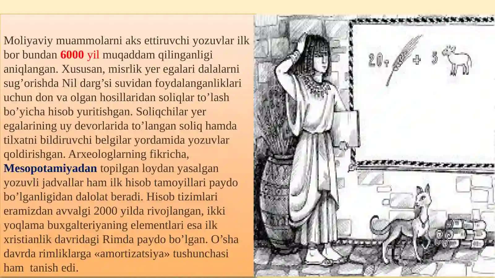 Xo’jalik hisobining umumiy tavsifi va buxgalteriya hisobining tarixi 4