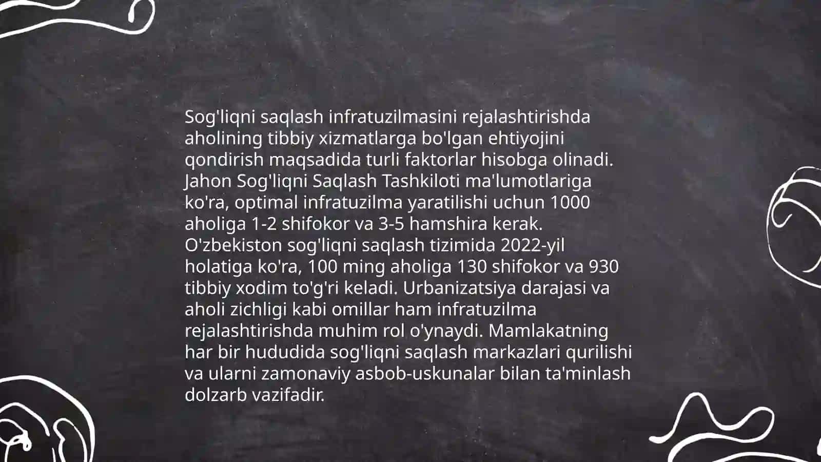 Tibbiy muassasalarni ko'chirish, joylashtirish va faoliyatini tashkil etish 4