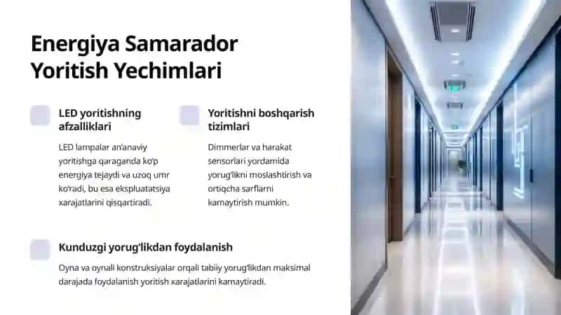 Jamoat binolarini loyihalashda yoritish va aeratsiya fonlaridan foydalanish 4
