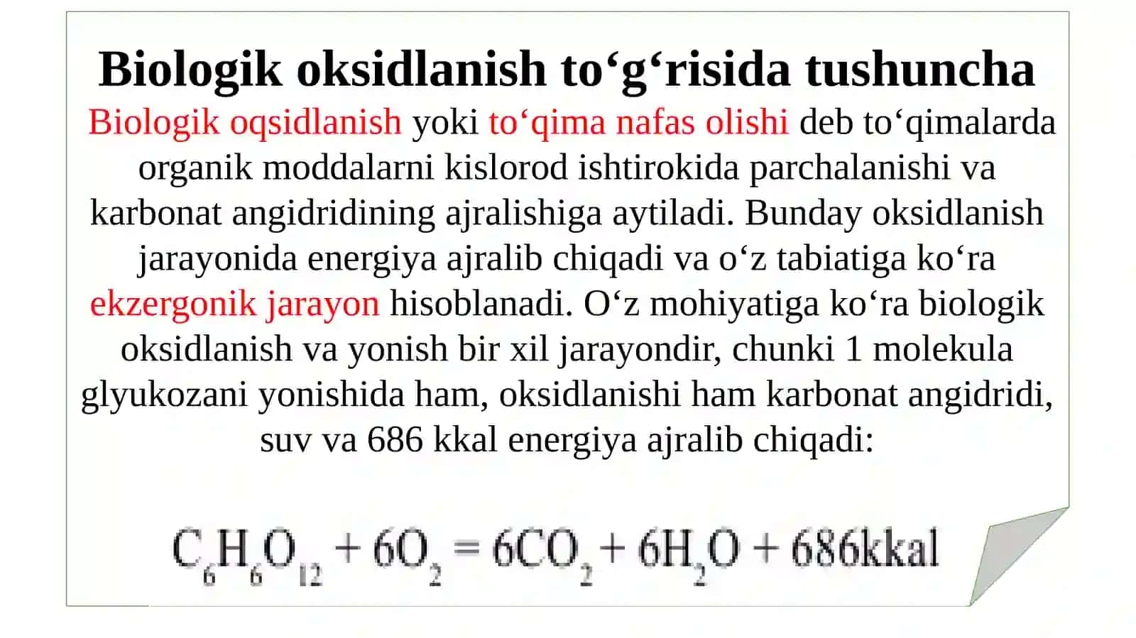 Biologik oksidlanish 4