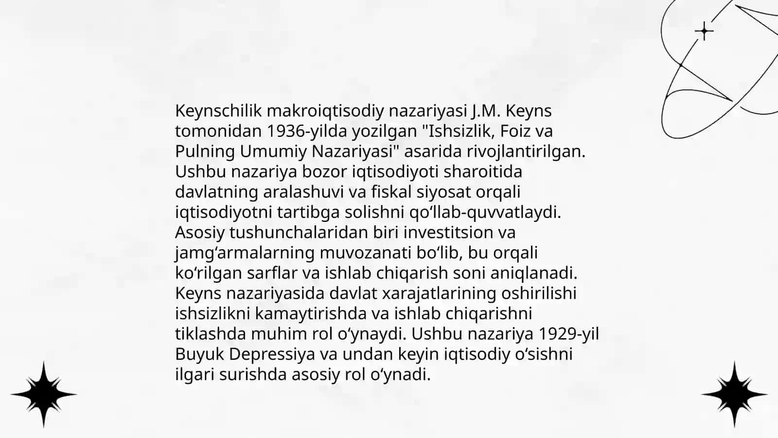 Makroiqtisodiy dinamikaga Keyns- institutsional yondashuvi 4