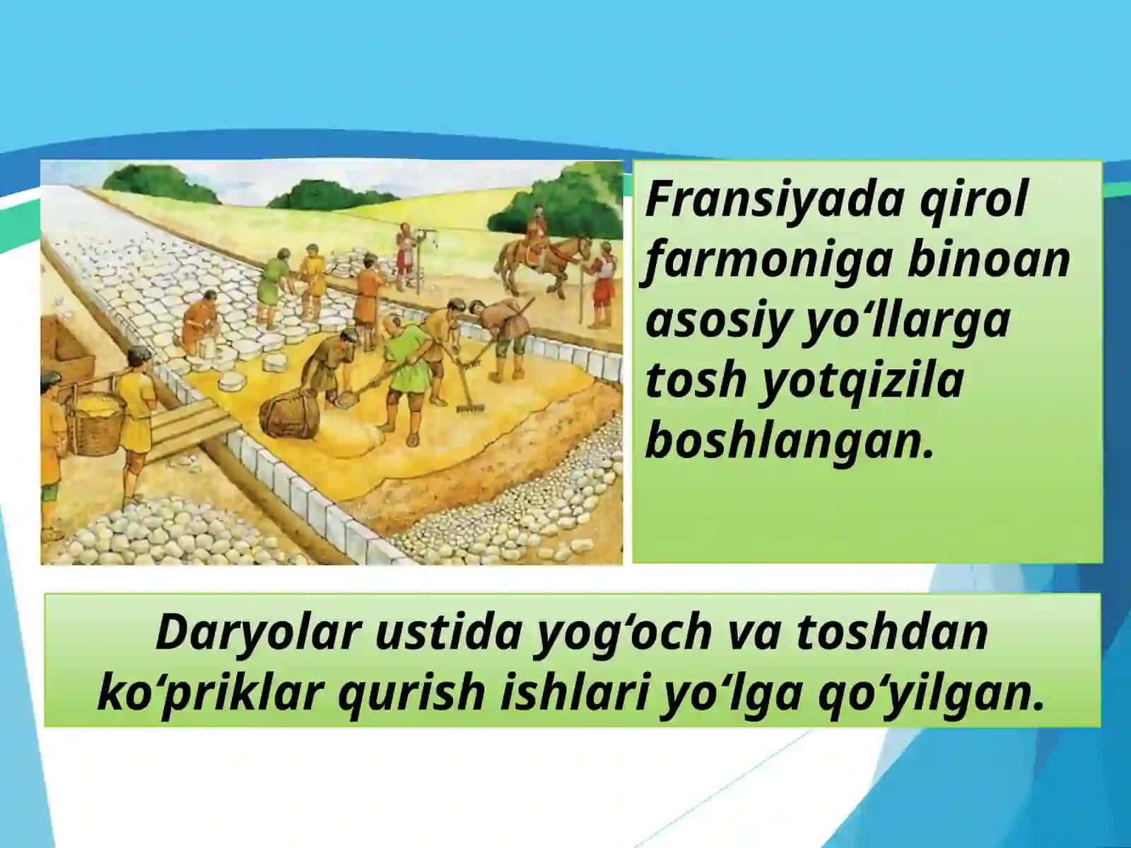 Rivojlangano'rtaasrlardaYevropa va Osiyo davtoi tovarishlabchi qarish 4
