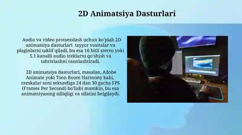 Animatsion lavhalar yaratish. Ovoz va video lavhalarga ishlov berish 4
