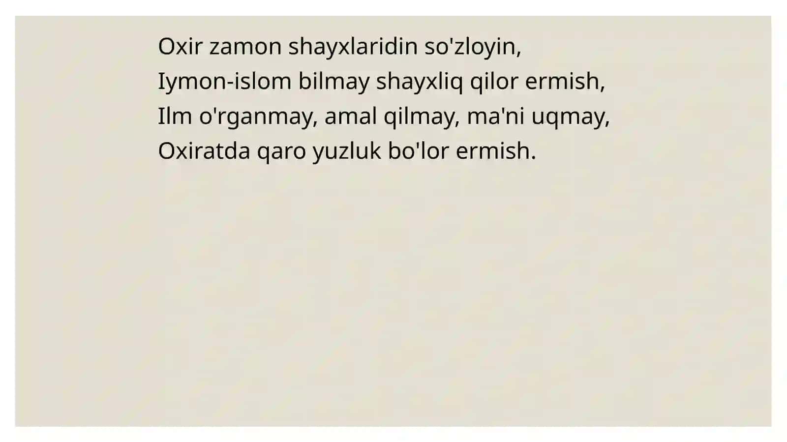 Ahmad yassaviy “Devoni Hikmat” 4