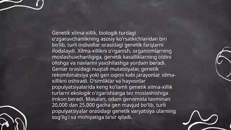 Òzgaruvchanlik: xilma-xillikni urganish 4