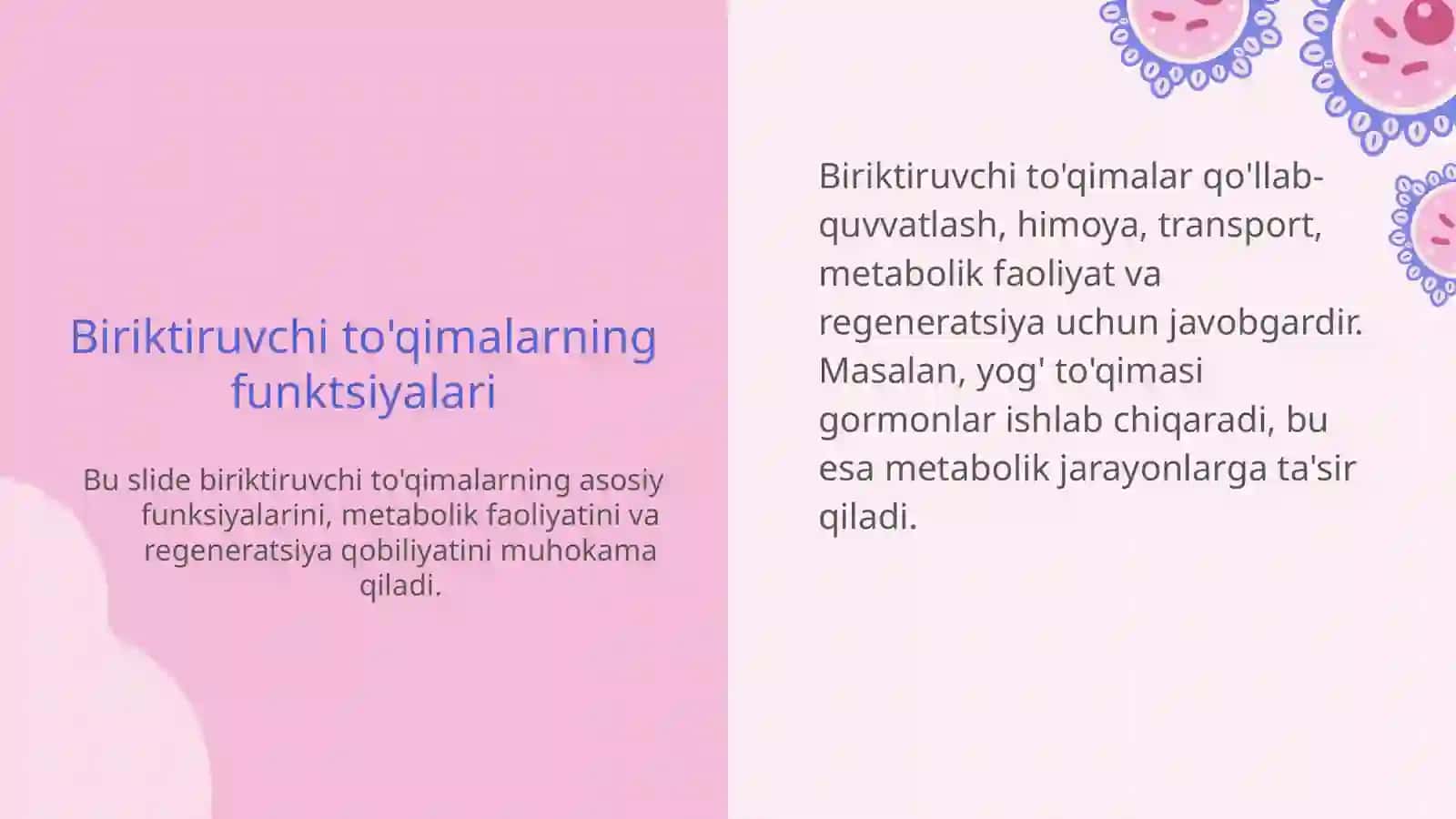 Maxsus xususiyatga ega bo'lgan biriktiruvchi to'qimalar.Yog' to'qimasi gormonlari 4