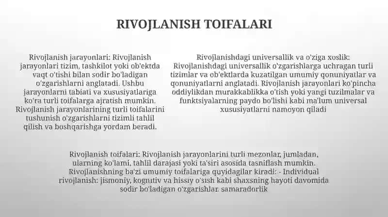 Rivojlanishining Umumiy Qonunlari Va Kategoriyalari 4