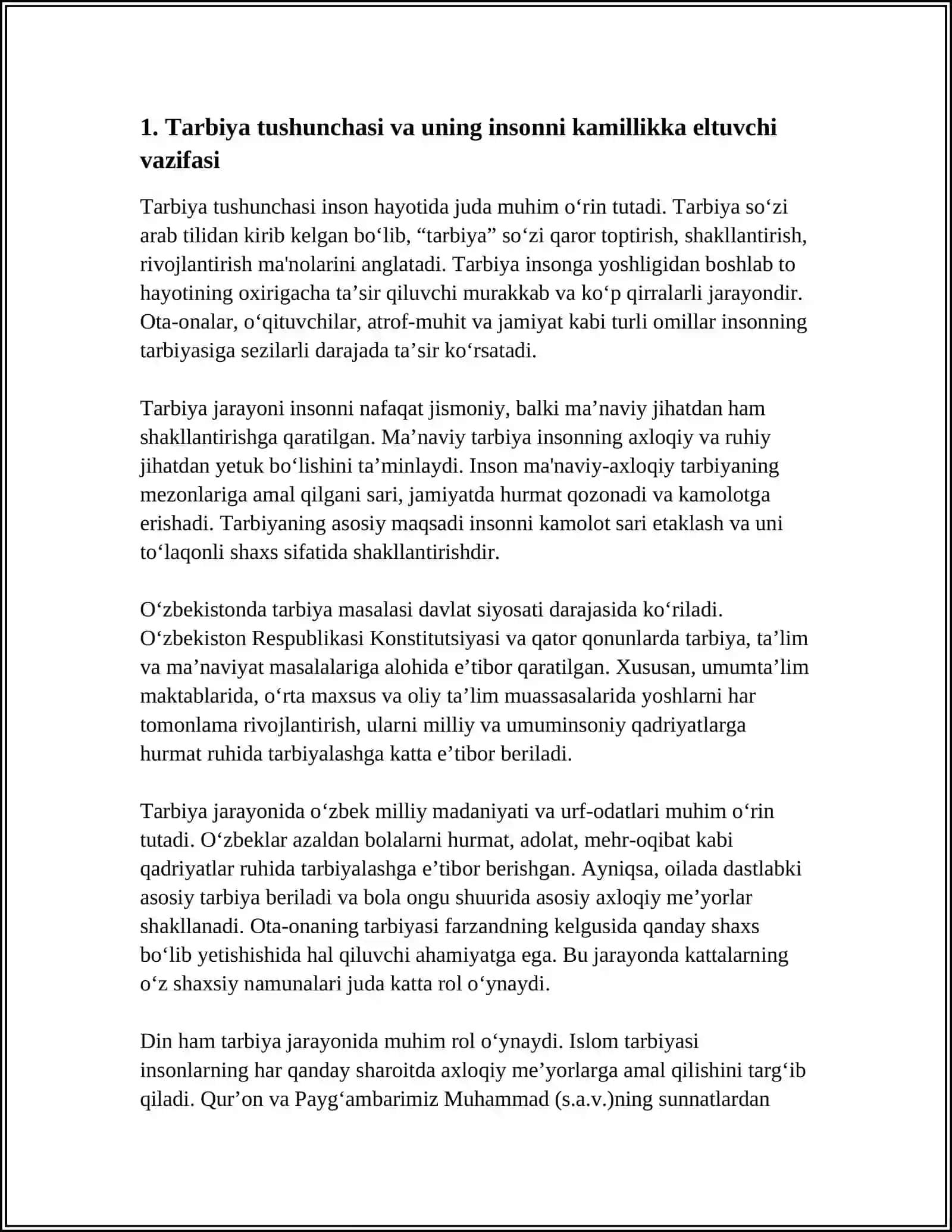 TARBIYA INSONNI KOMILLIKGA ELTUVCHI ILM SIFATIDA 4