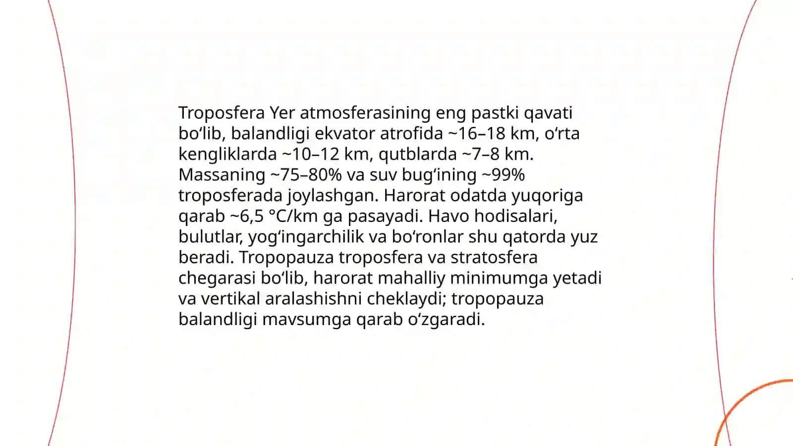 Atmosfera qavatlariga ta'rif 4
