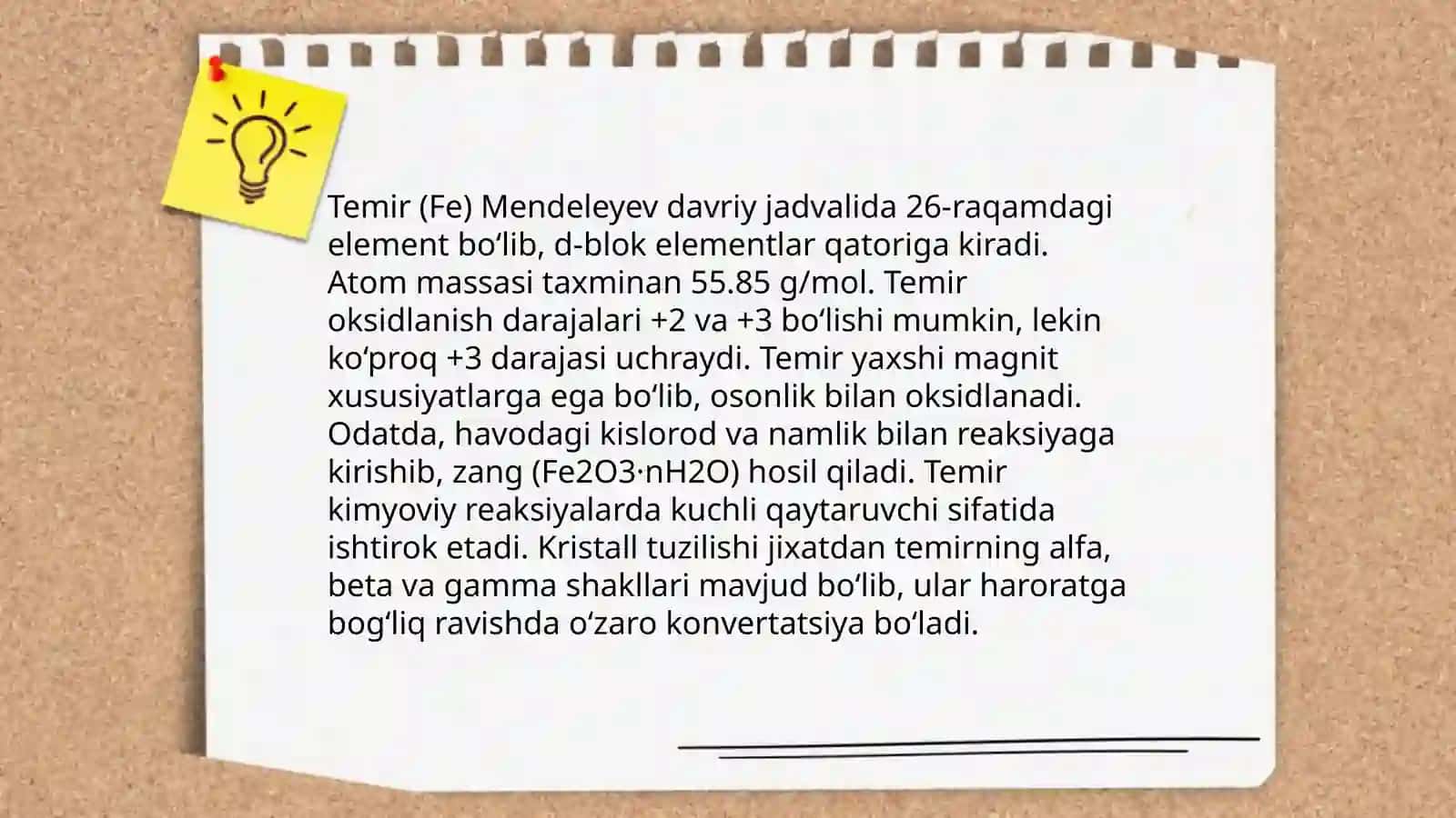 Temir va uning birikmalari 4