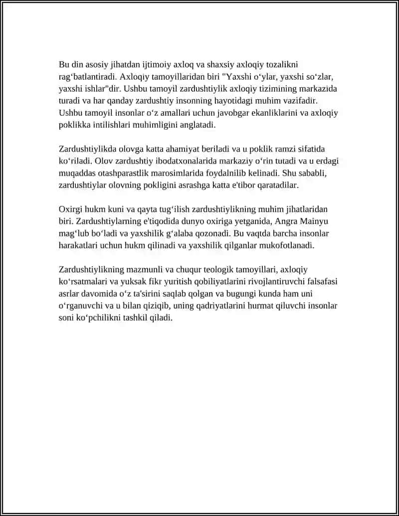 ZARDUSHTIYLIKNING TEOLOGIK TIZIMI VA DINIY MAROSIMLARI 4