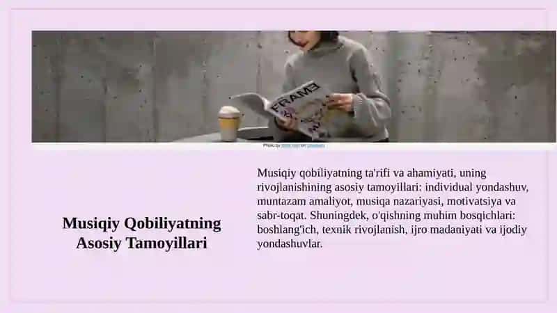 Bolaning musiqaviy qobiliyatini rivojlantirish 4