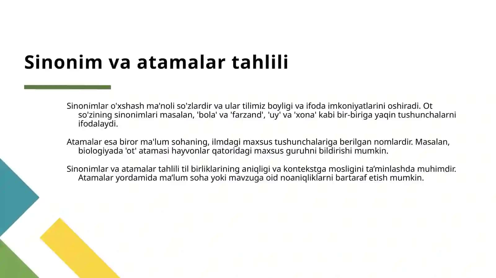 OTNING LEKSIK-GRAMMATIK XUSUSIYATLARI 4