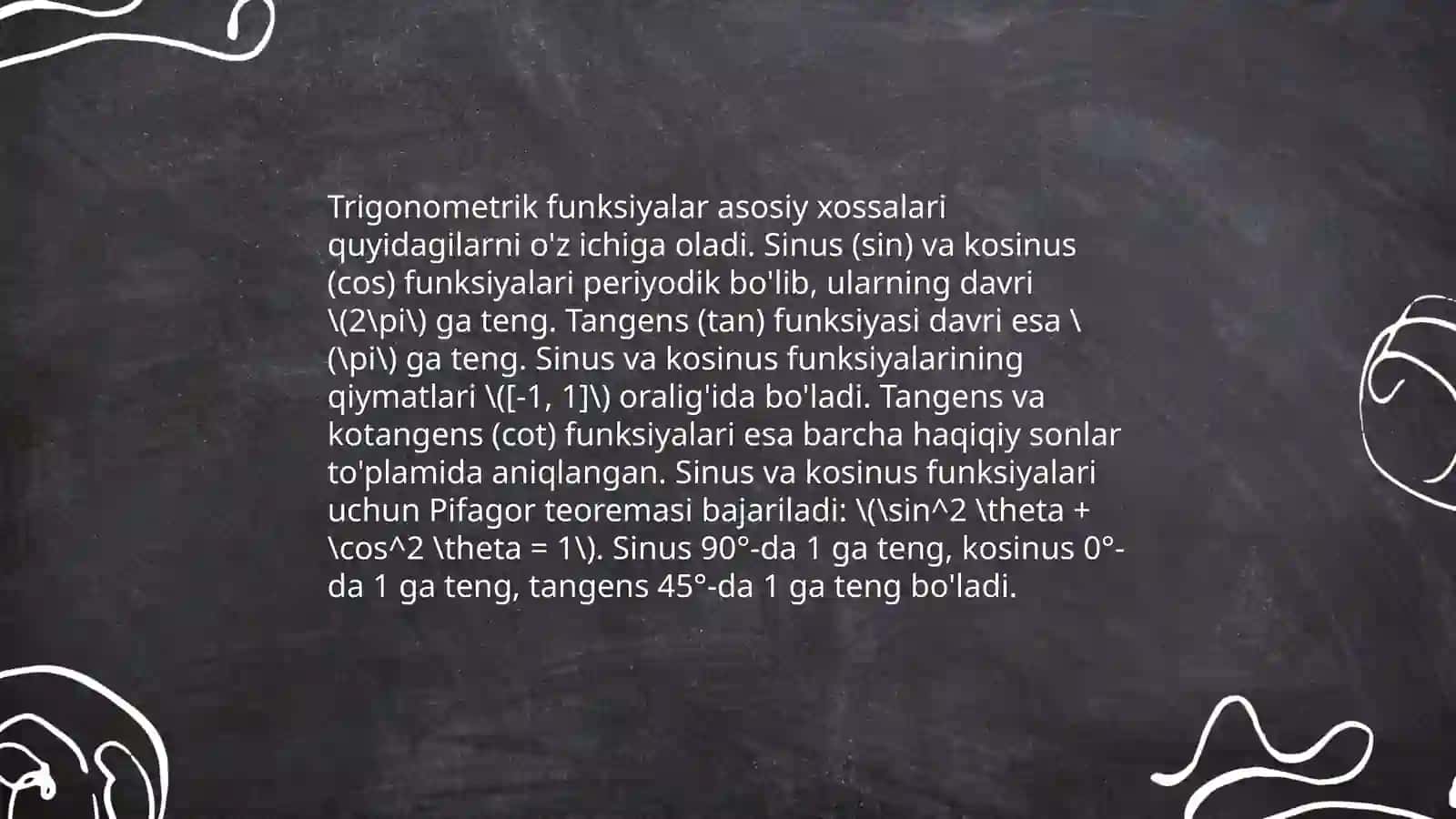 Trigonometrik tenglamalarni õqitish metodikasi 4
