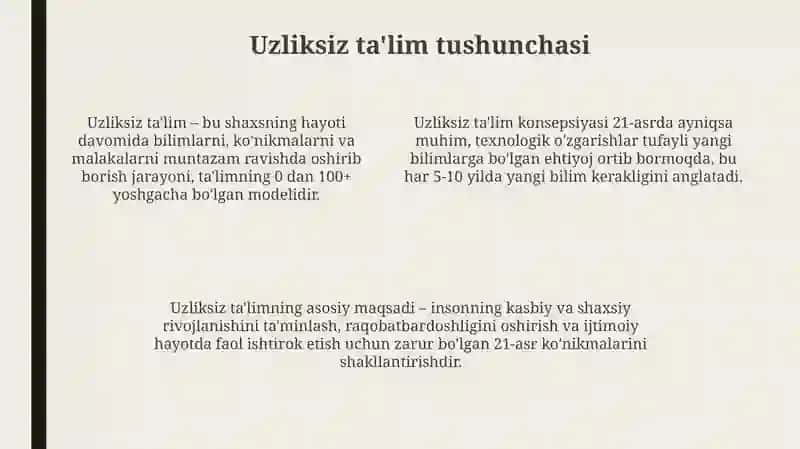Ta'lim mazmuni 4