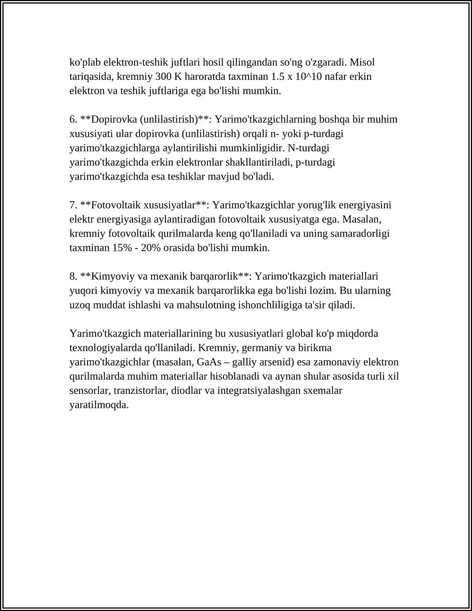 YARIMO‘TKAZGICHLI ASBOBLAR VA INTEGRAL SXEMALAR TEXNOLOGIYASI 4