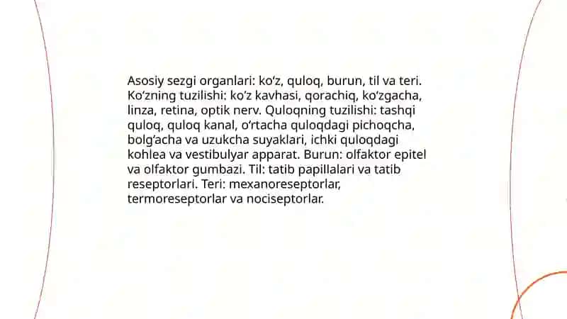 Sezgilar haqida umumiy tushuncha 4