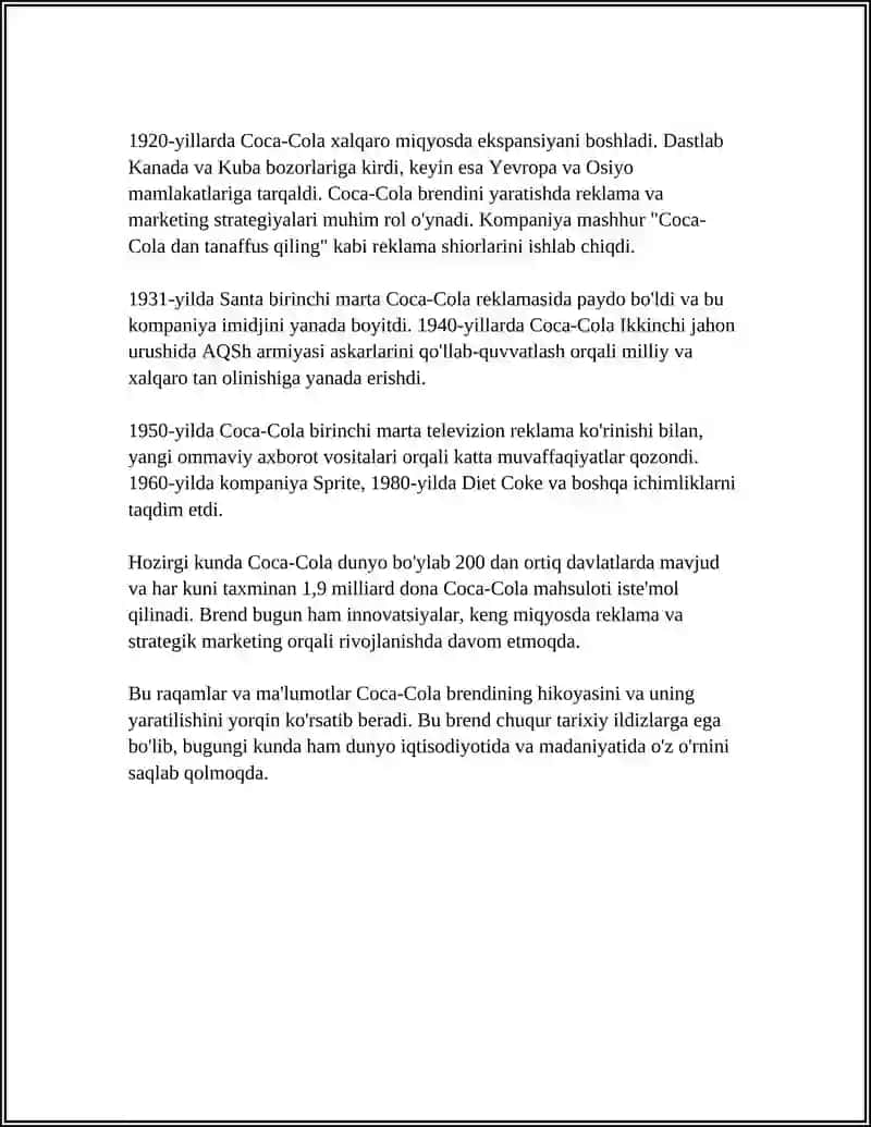 THE HISTORY OF COCA COLA 4