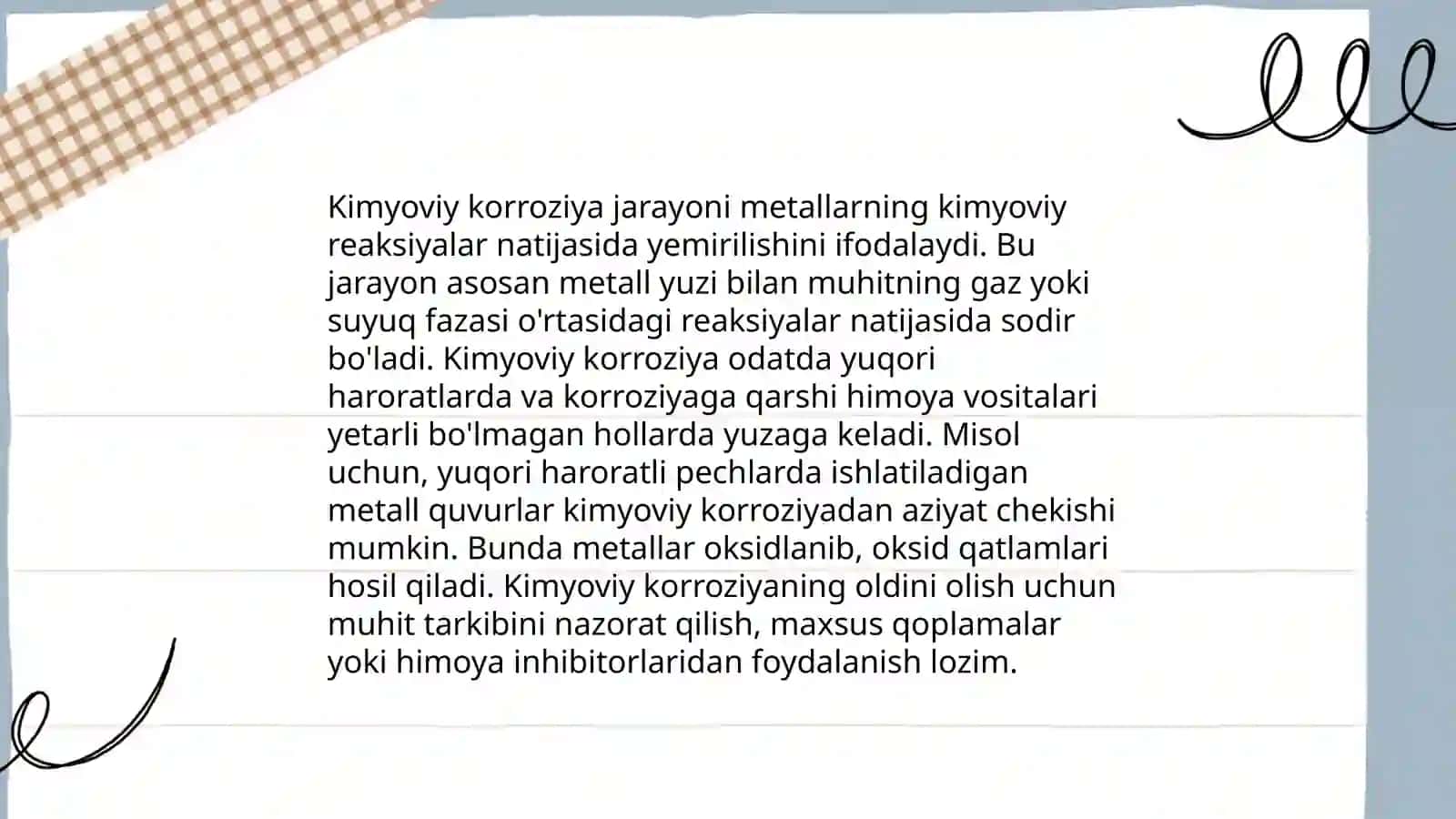 Metallar korroziyasi nima va undan qanday himoyalanamiz 4