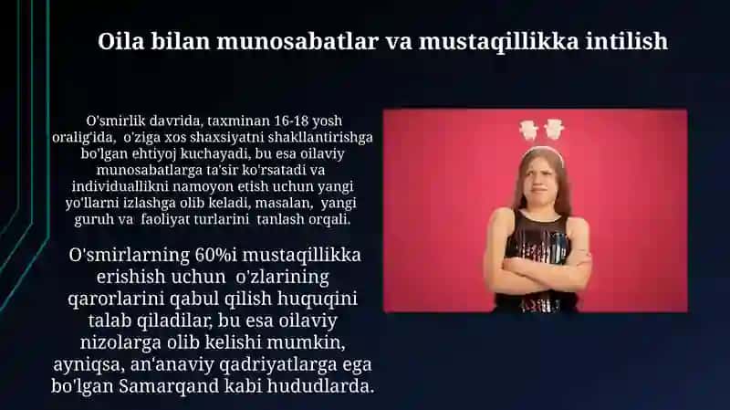 O'smirlik davrining psixologik xususiyatlari 4