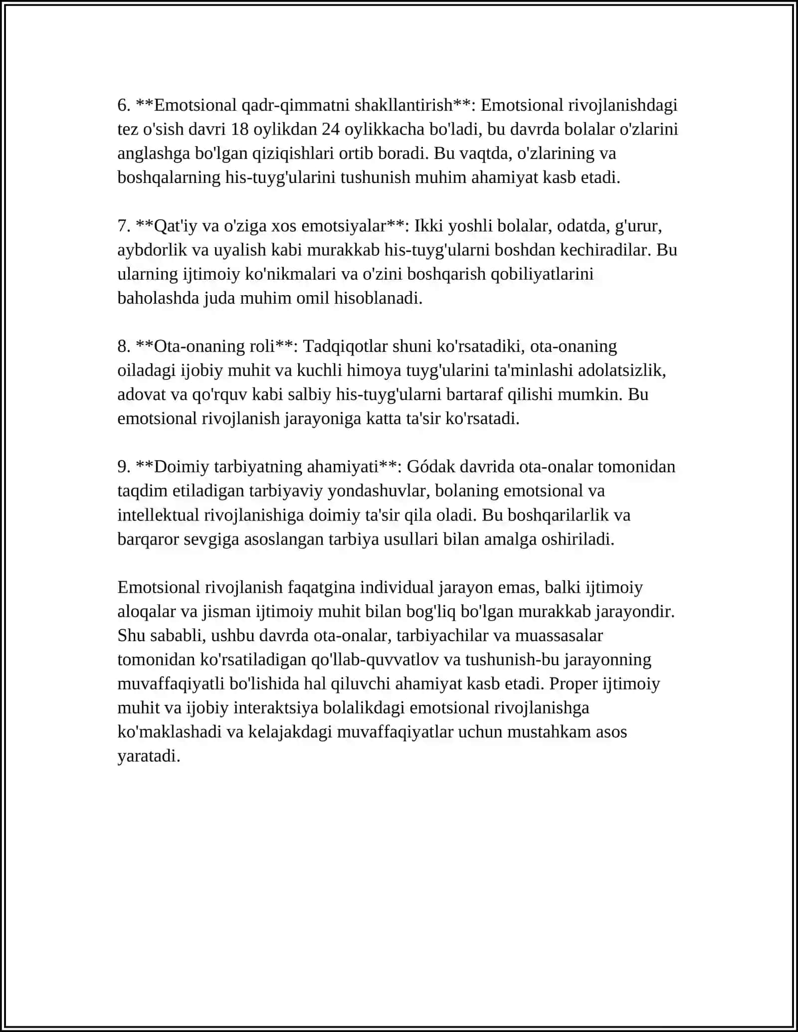 GÓDAKLIK DAVRINING PSIXOLOGIK XUSUSIYATLARI 4