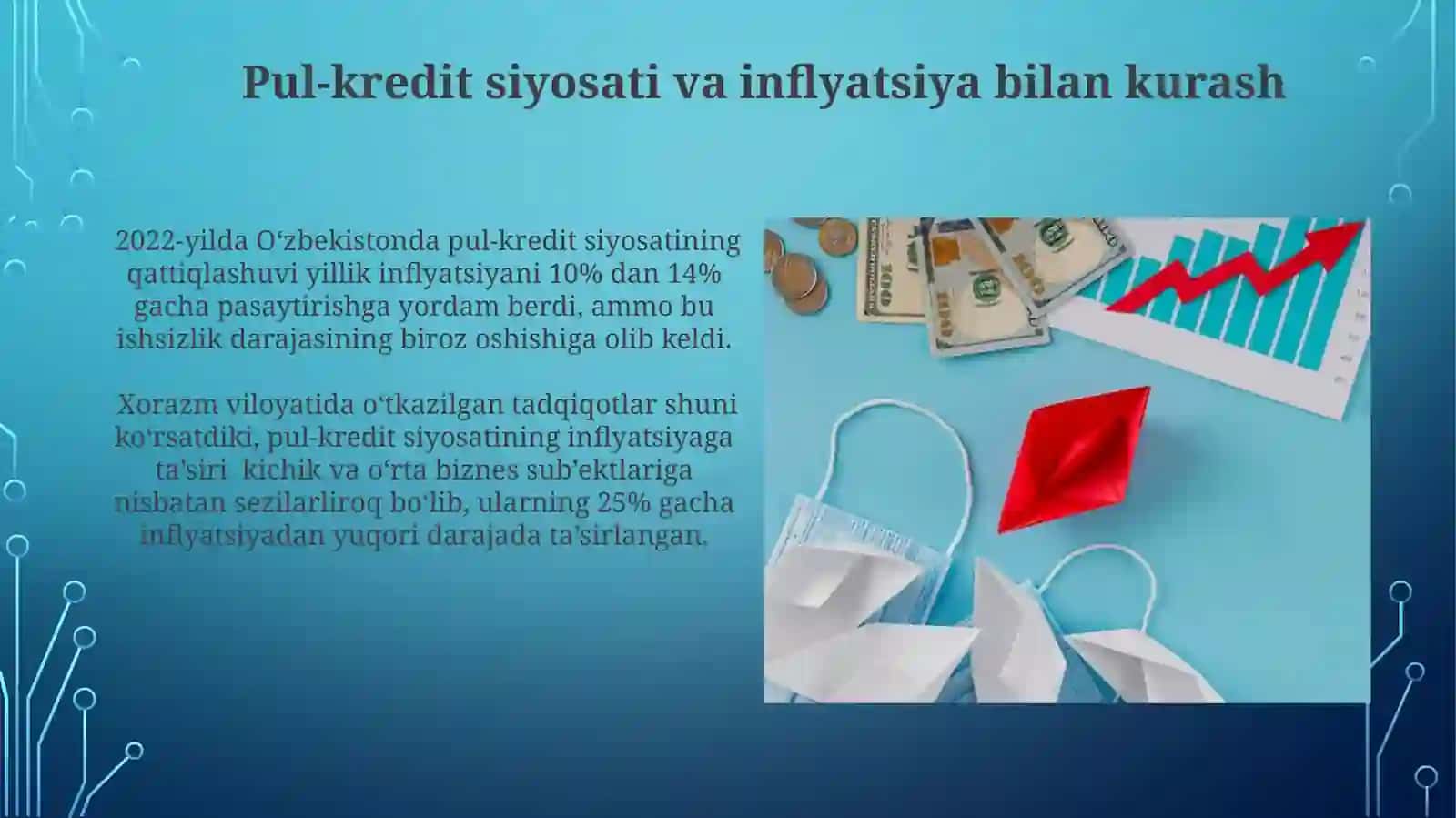 Ishsizlik, inflyatsiya va inflyatsiyaga qarshi siyosat 4