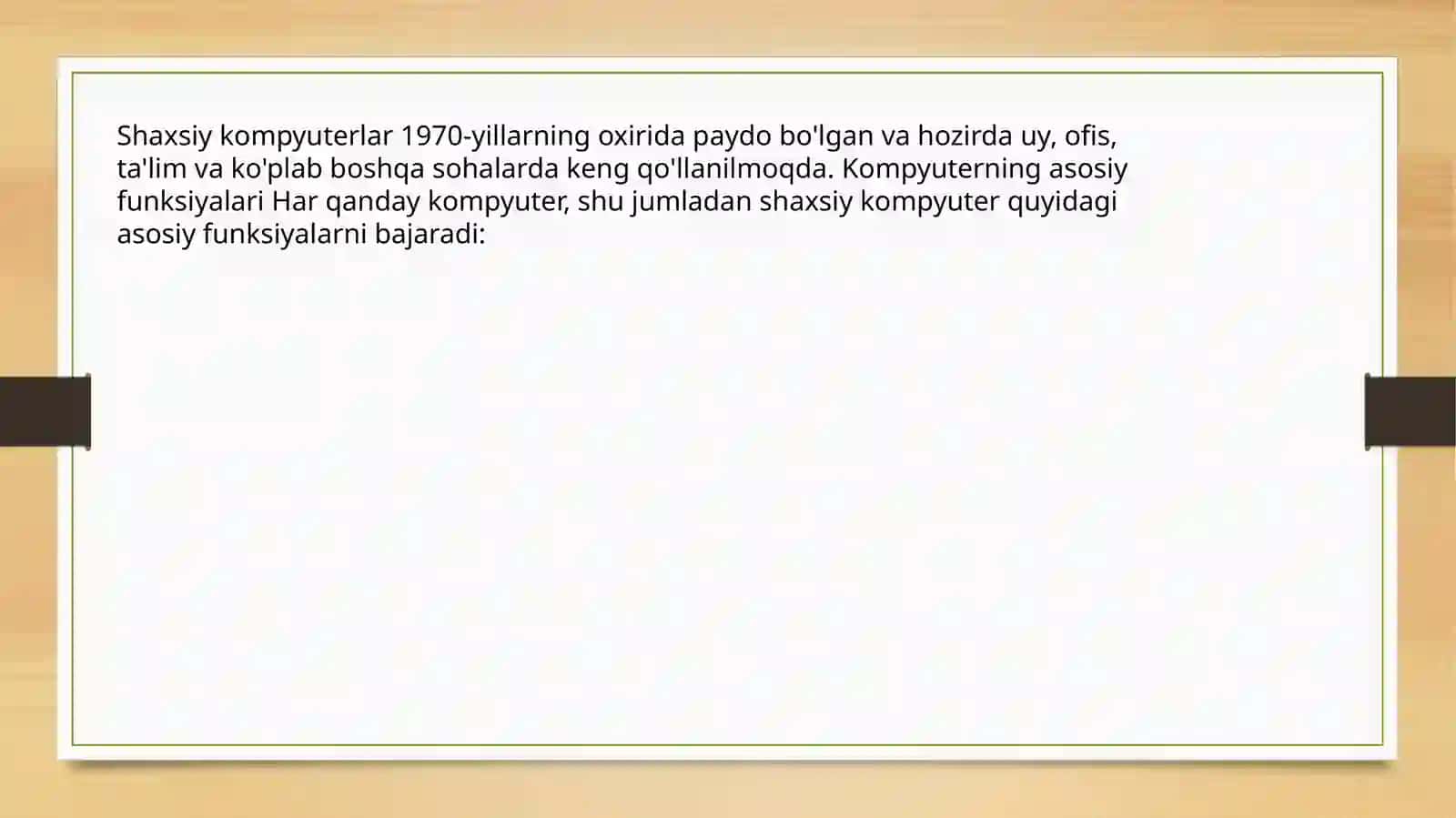 Kompyuterning umumiy ta'rifi 4