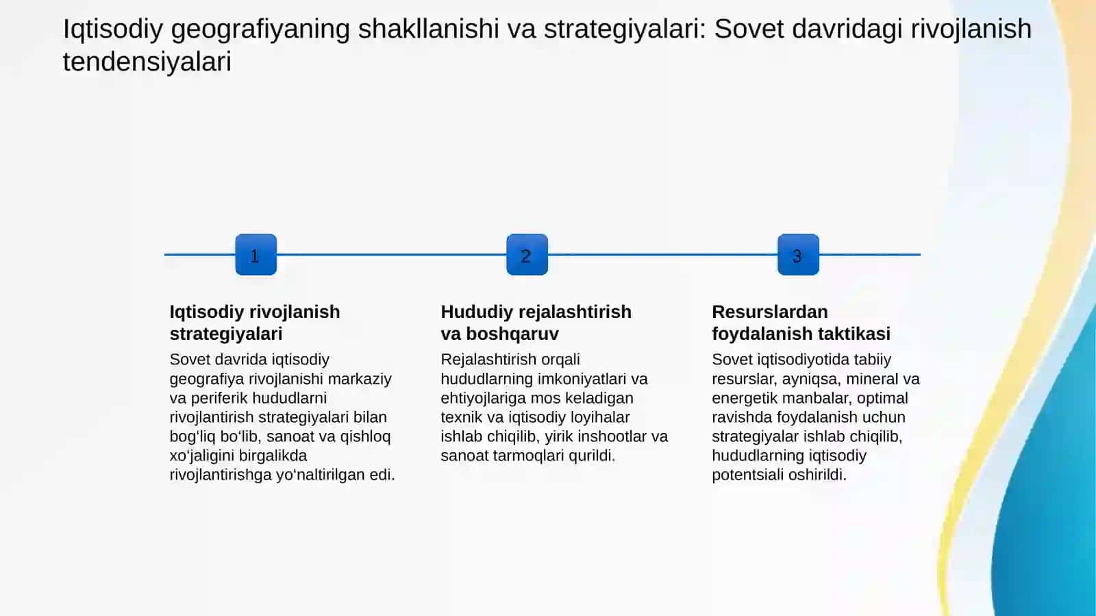 Sovet Ittifoqining iqtisodiy geografiyasining rivojlanishi 4