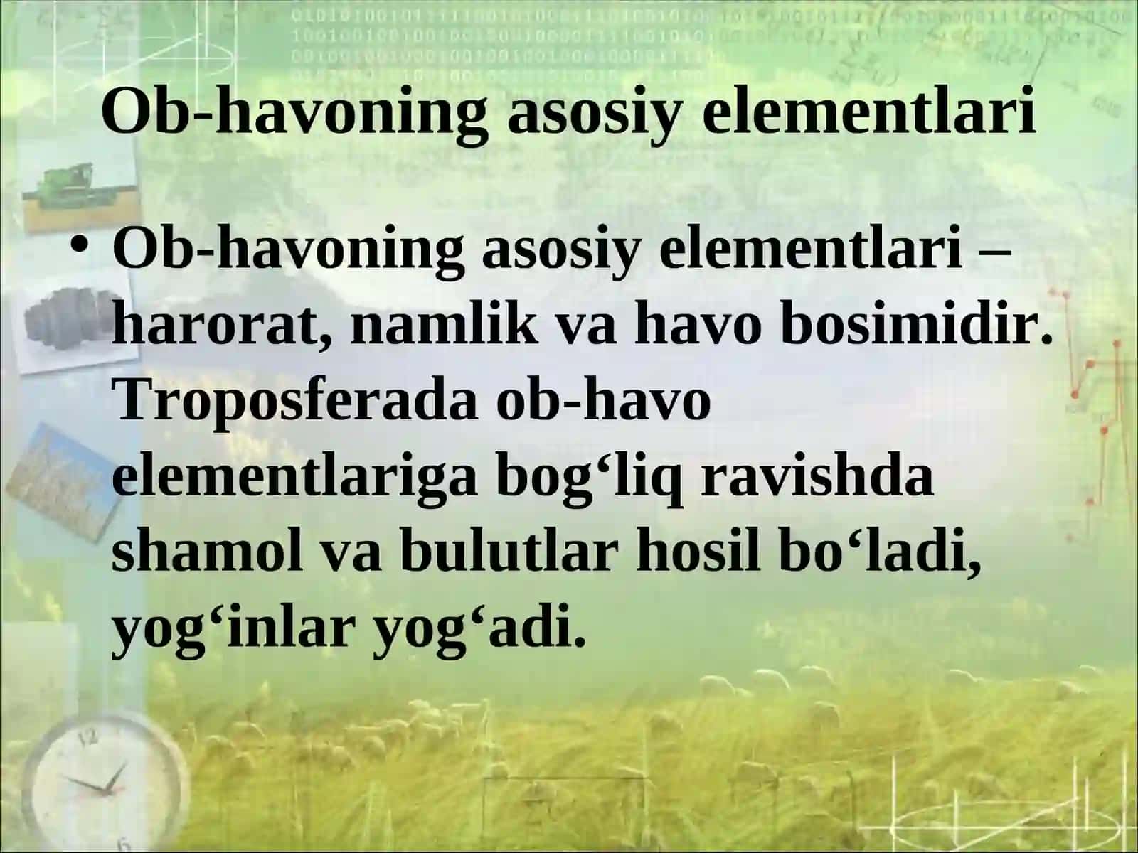 Ob – havo va iqlim 4