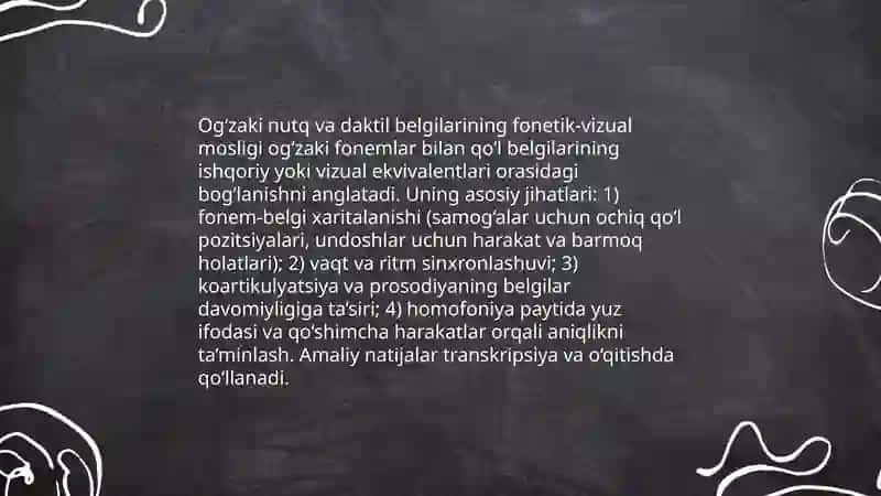 Og'zaki va daktil nutqining bo'g'liqligi 4
