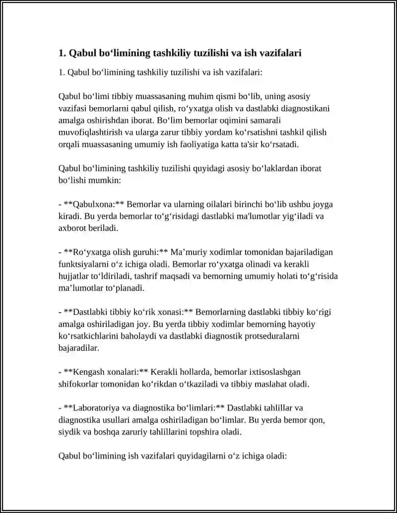TIBBIY MUASSASA QABUL BOʻLIMI 4
