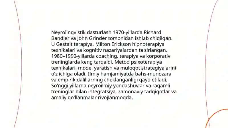 Neyrolingvistik dasturlash texnologiyasi 4