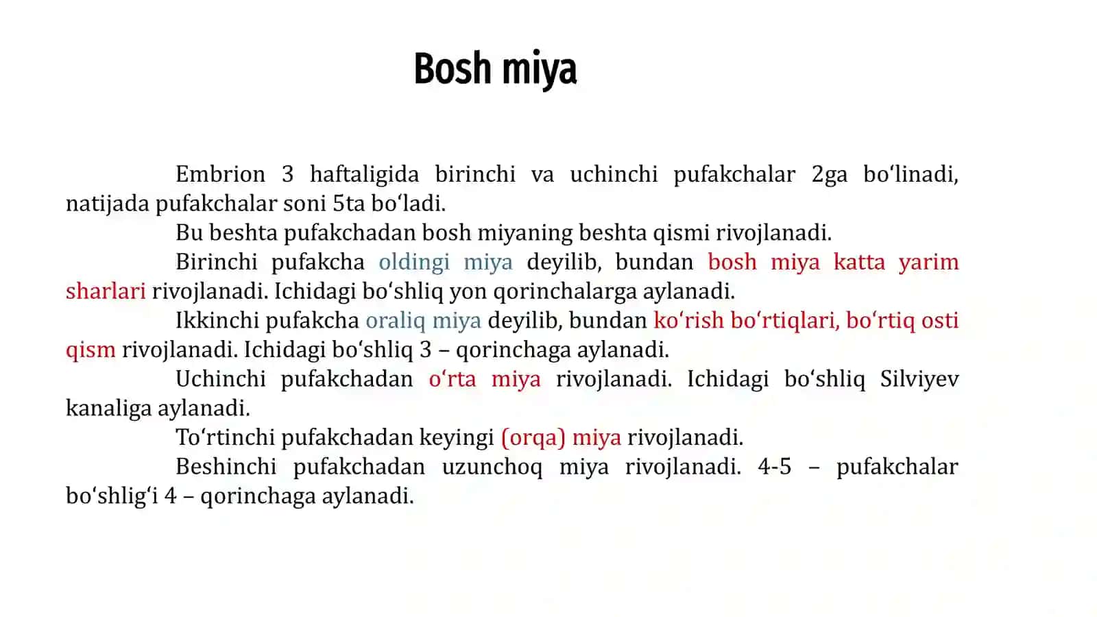 Nerv tizimi, tuzilishi, fiziologiyasi 4