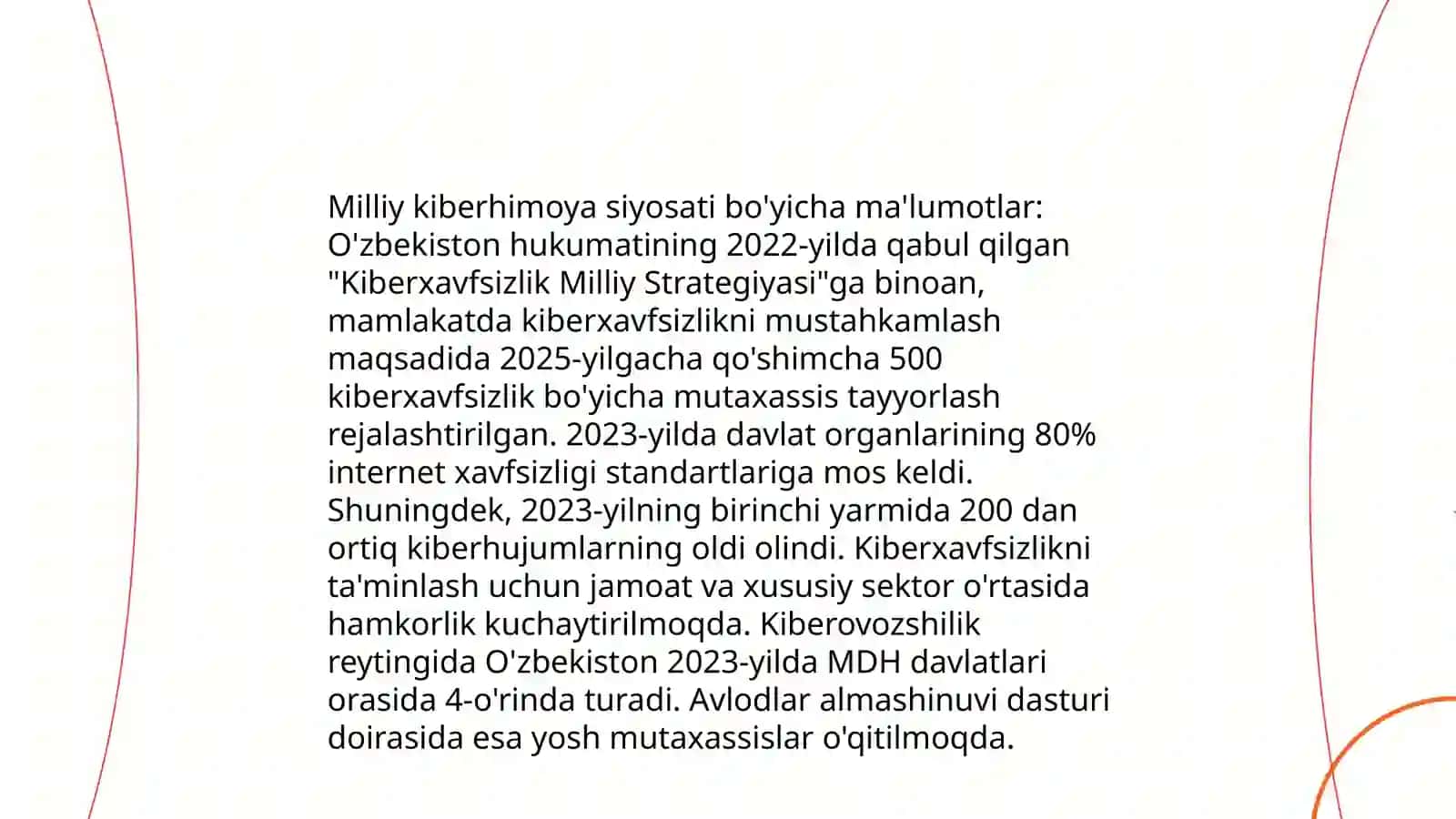 Milliy va xalqaro darajada kiberhafsizlik 4