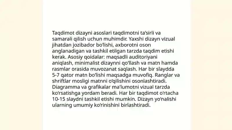 Standart shablonlar bilan ishlash 4