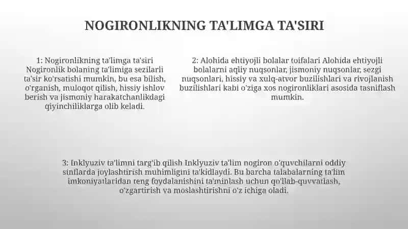 Yordamga Muhtoj Bo‘Lgan Bolalarni Toifalari Va Ularni Inklyuziv Ta'Limga Jalb Etish 4