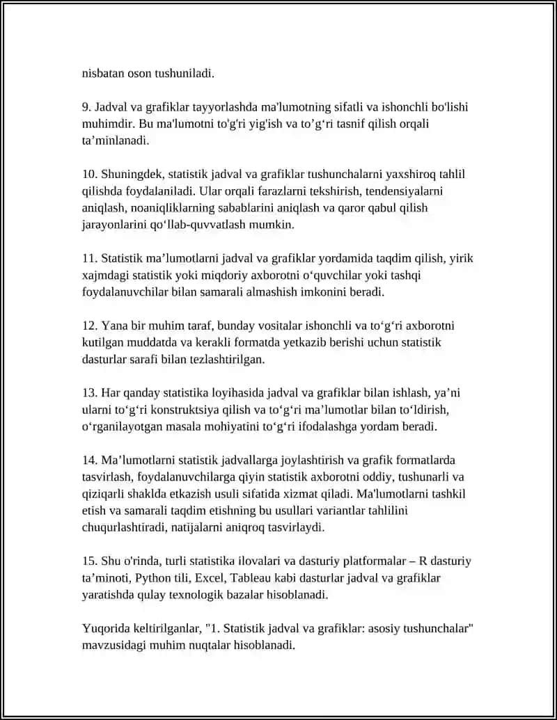 STATISTIKALIQ KESTELER HAM GRAFIKLER 4