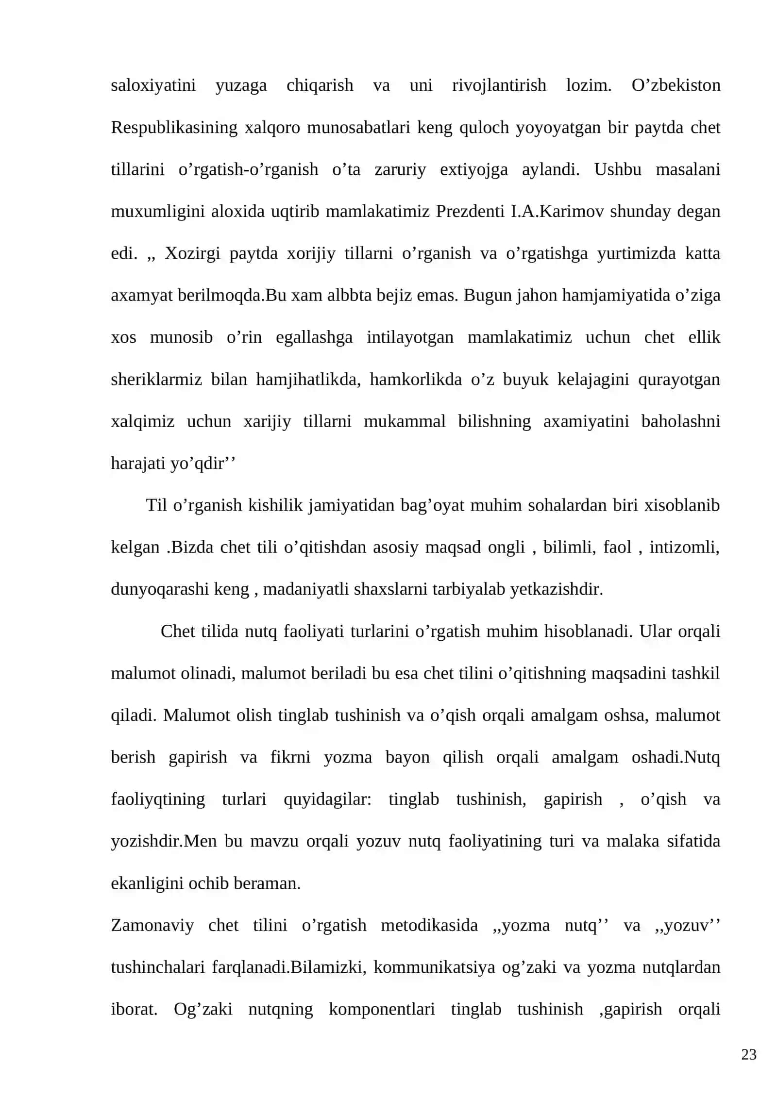 Maktab o’quvchilariga yozish texnikasi va yozma nutqni o’rgatish usullari 4