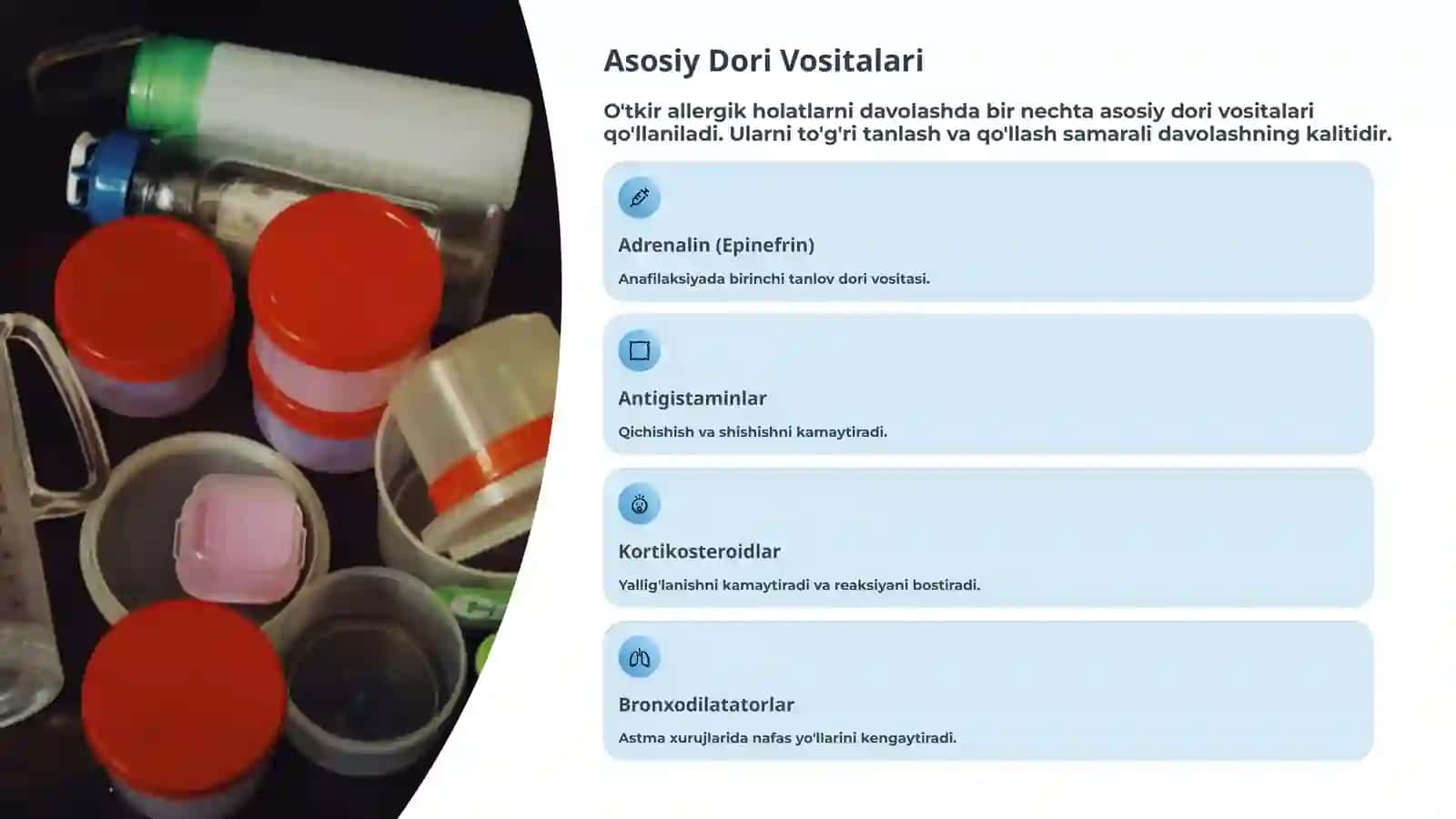O'tkir Allergik Holatlarda Dori Vositalarini Ratsional Buyurish 4