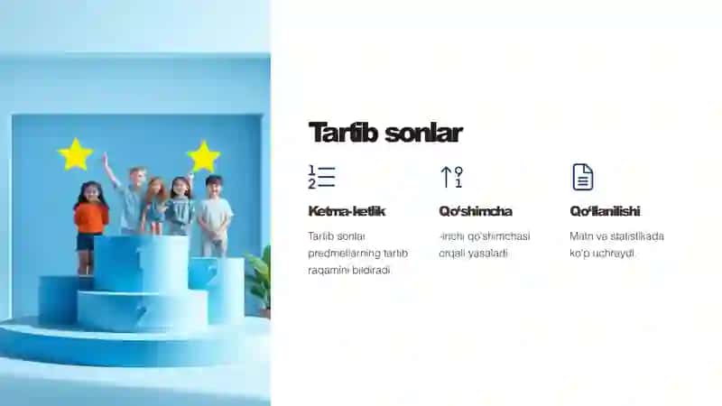 Sonlar so'z turkumi va grammatik kategoriyalari 4