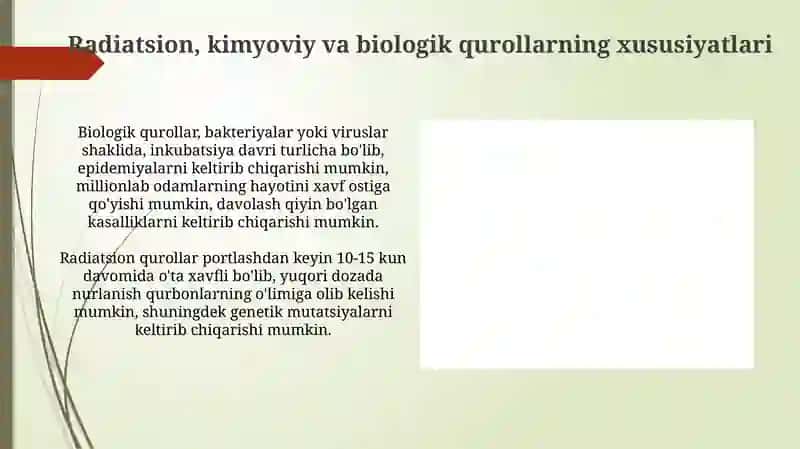 Aholini ommaviy qirg'in qurollaridanhimoyaqilish 4