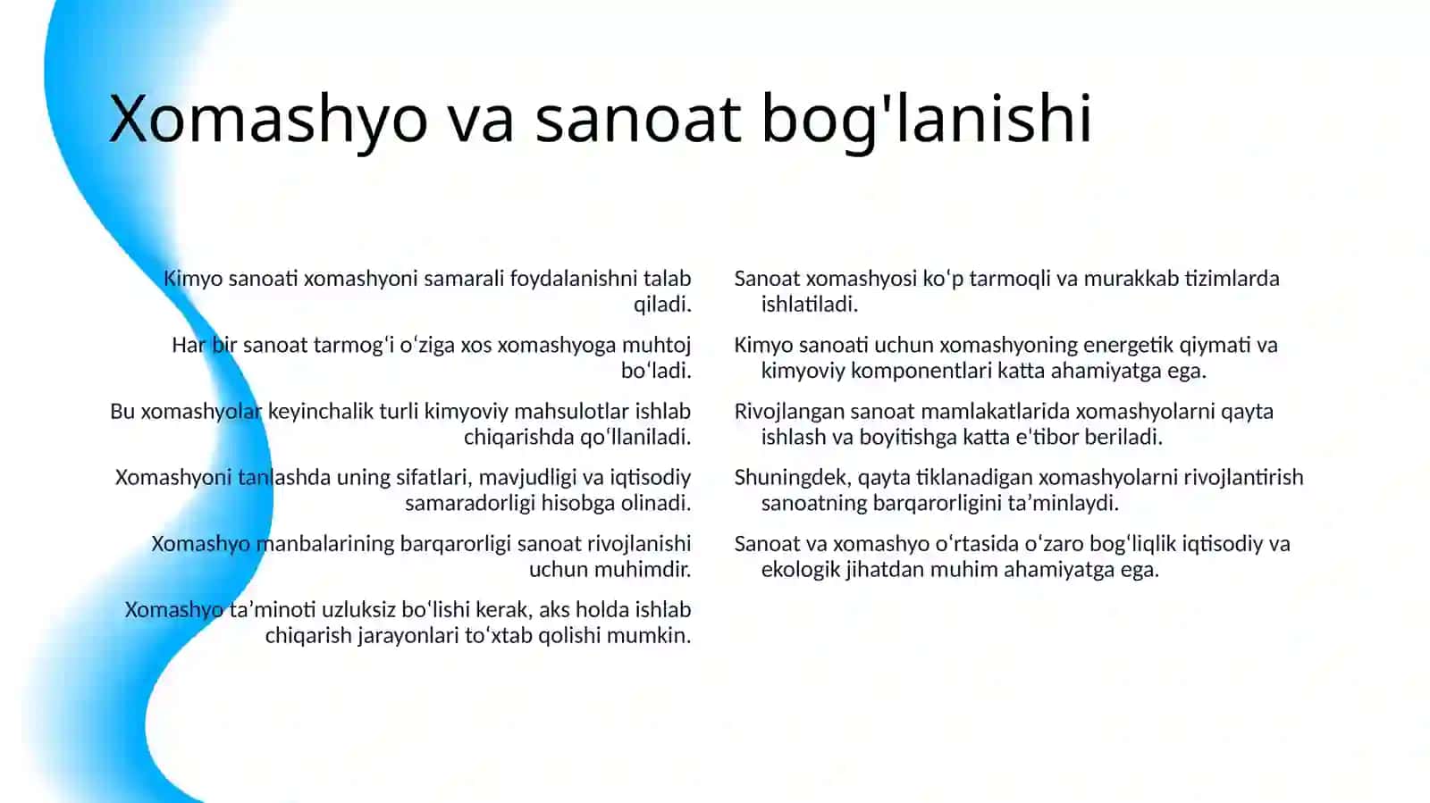 KIMYO SANOATINING XOMASHYOSI VA UNI BOYITISH USULLARI 4