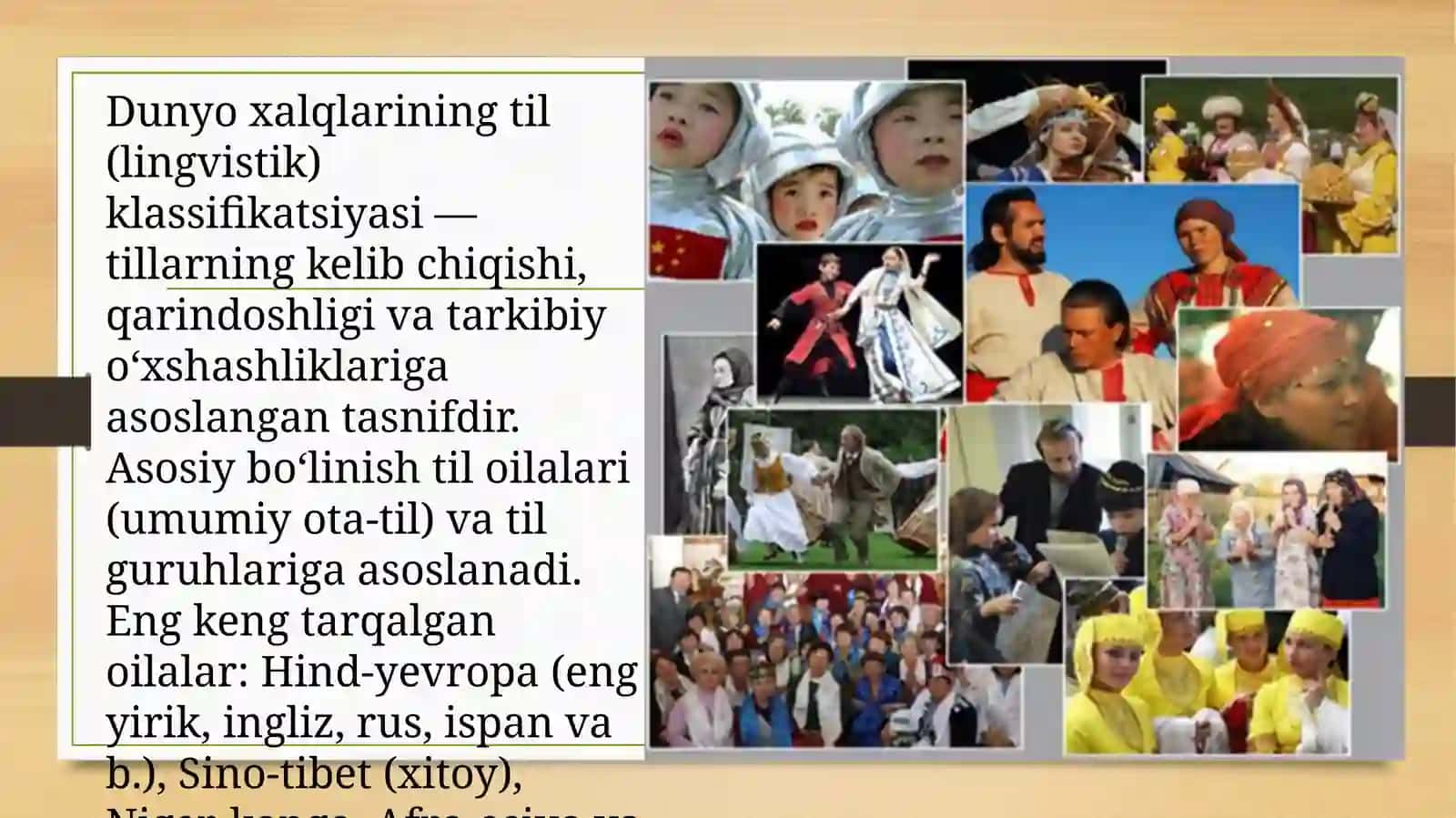 Dunyoxalqlariningtil(lingvistik)klasifikatsiyasi:yiriktiloilalari,oltoytiloilasivakamyobtillarhaqida 4