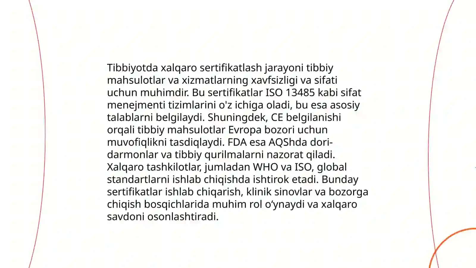 Xorijiy mamlakatlarda tibbiy faoliyatni standartlashtirish 4