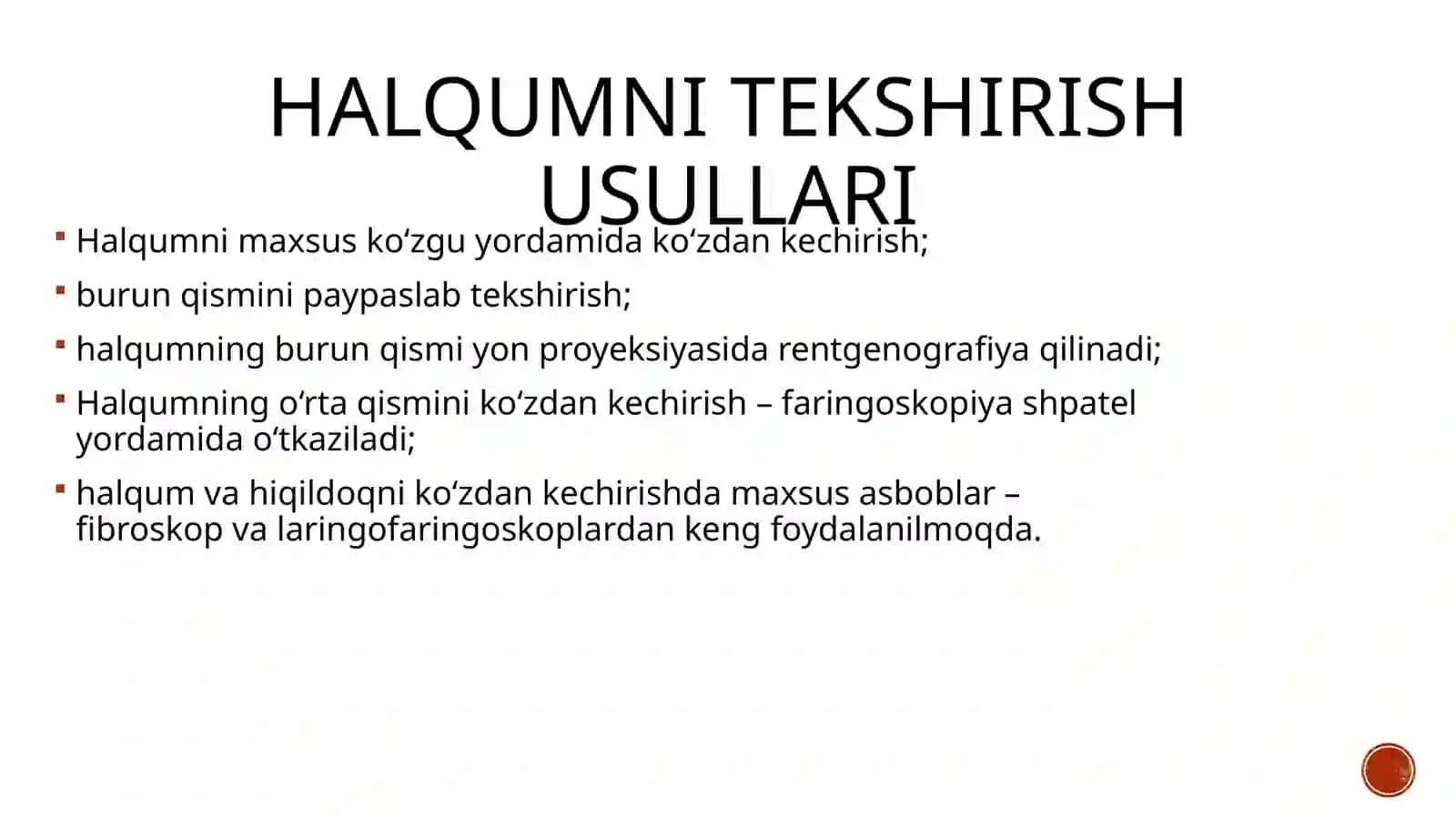 Halqum tuzilishi LOR 4