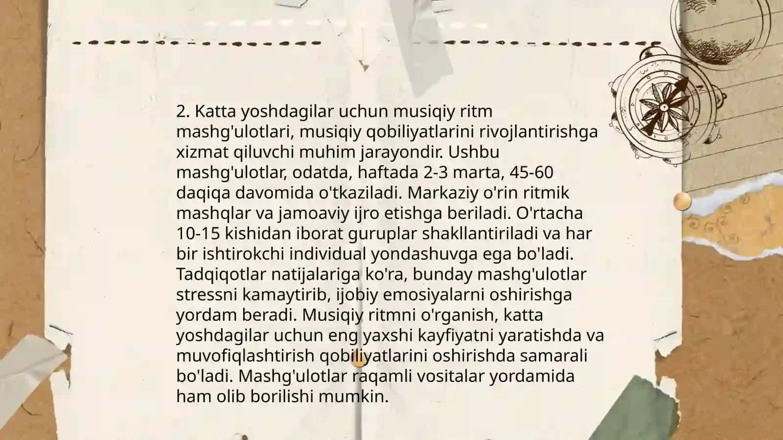 Musiqiy ritmning nutq terapiyasiga ta'siri 4