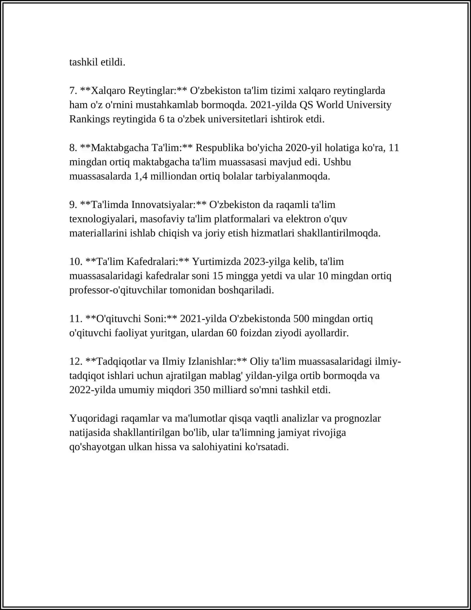 PEDAGOG FAOLIYATINING JAMIYAT TARAQQIYOTIDA TUTGAN OʻRNI 4